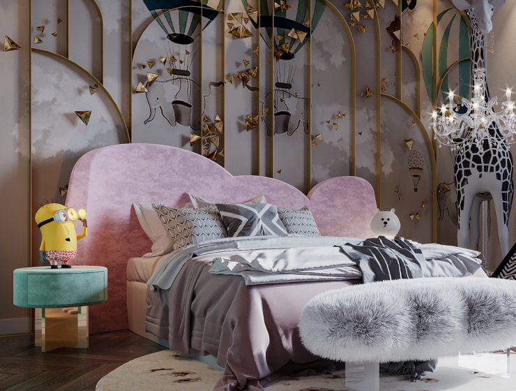 Luxury Girls Room: A Beautiful Sleeping Area in the Clouds