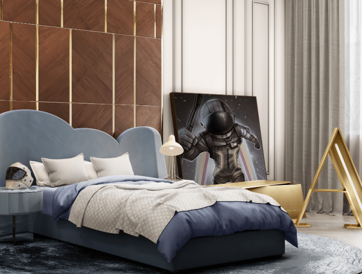 Luxury boys room design in an 8,5 million Villa in St.Petersburg 