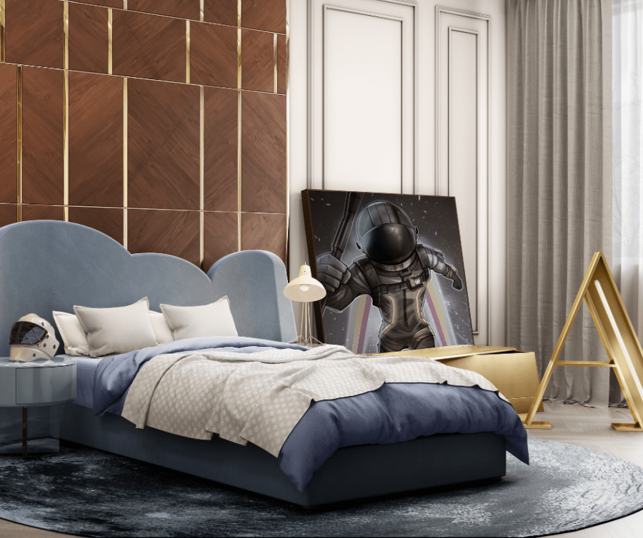 Luxury boys room design in an 8,5 million Villa in St.Petersburg 