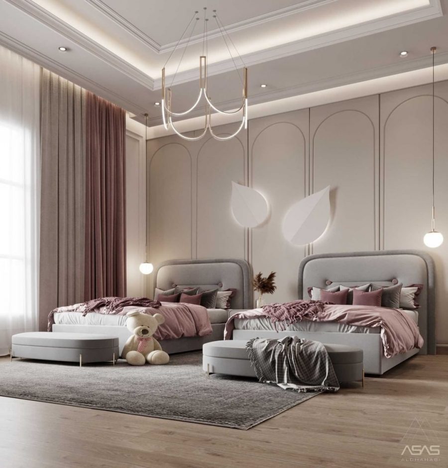 Elegant girls room inspiration by Amged Draz