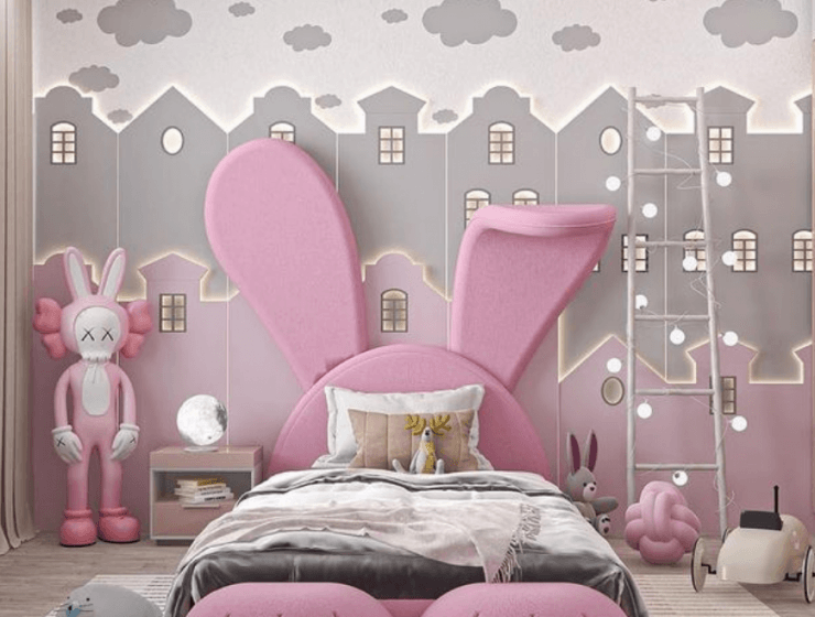 Bunny-Shaped Bed Your Kids Room Needs