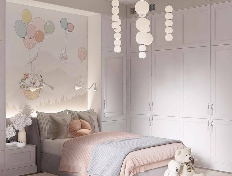 Girls' Bedroom Design by Lidiyabolshakova