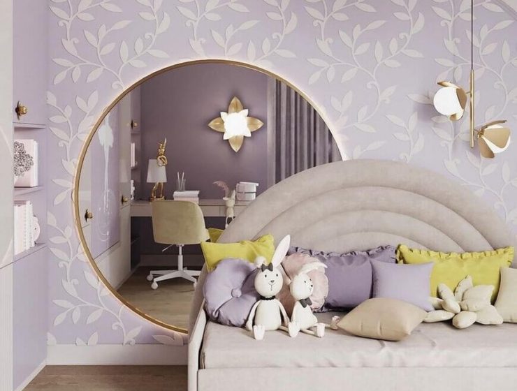 Purple Girls' Room by Ukvartira