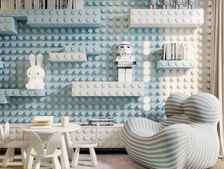 Sweet Playroom In A Kids' Room