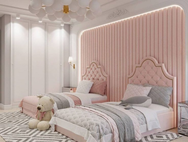 Lovely Bedroom Design in Pink by Igor Tiunin
