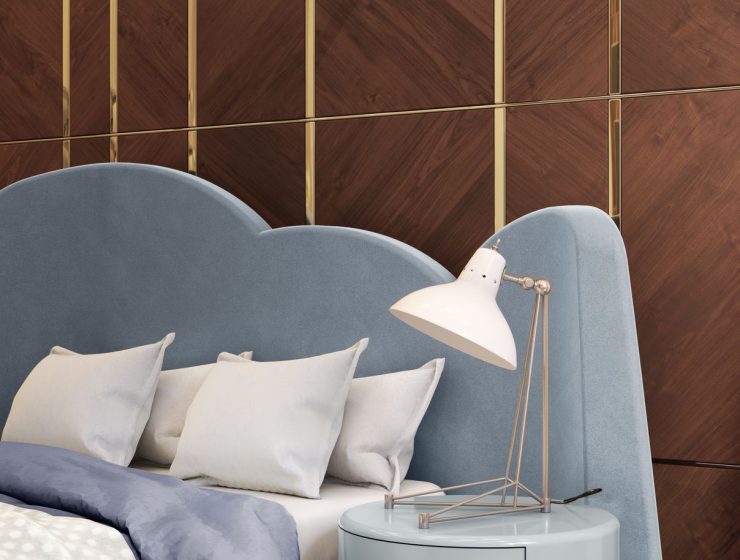 Modern Kids Bedroom Design with an elegant Nightstand