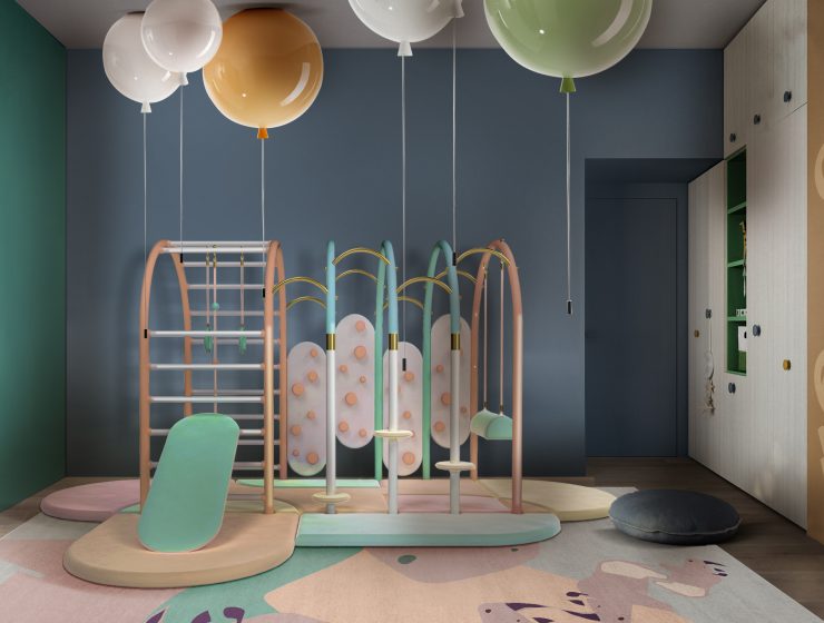 Fun Playroom Design with the most Adorable Colours and Shapes