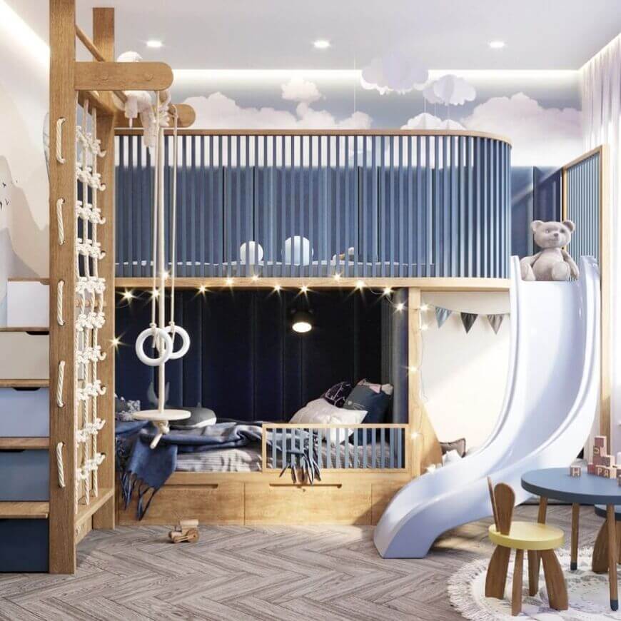 A Modern and Fun Kids' Playroom
