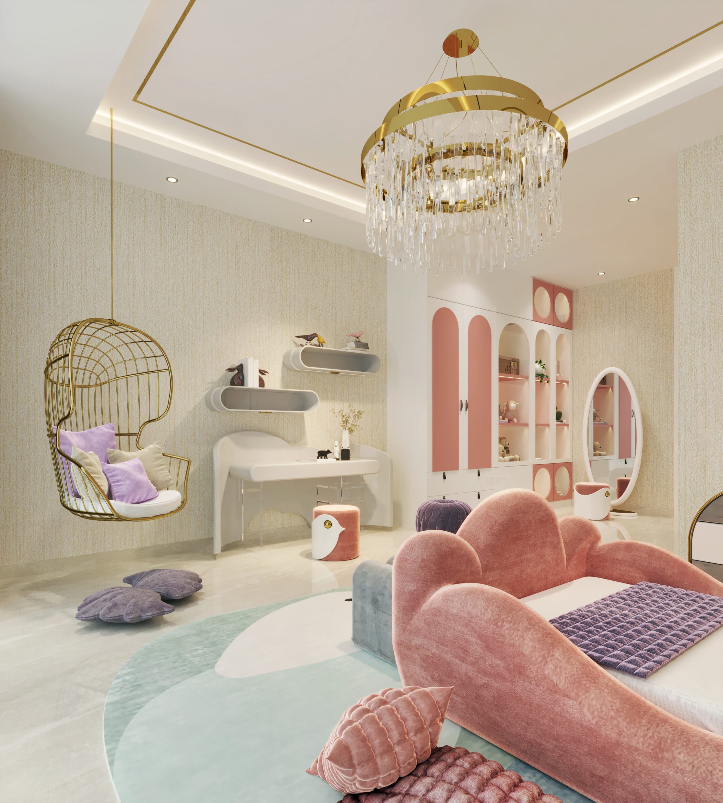 Girly playroom of a little rising star Girly playroom of a little rising star