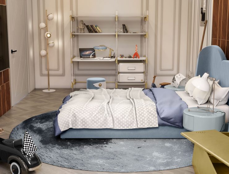 Luxury Boy's Bedroom Design with the most Elegant Pieces of Furniture