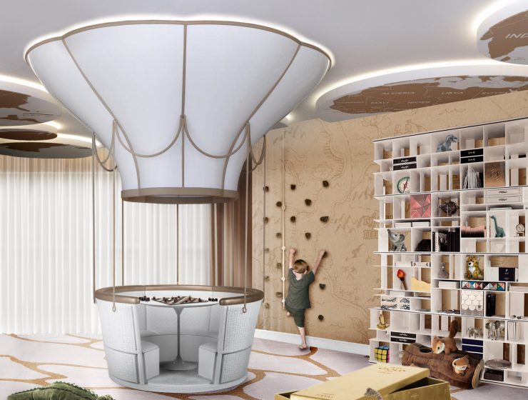 Luxury kids playroom: Go on an adventure around the world!