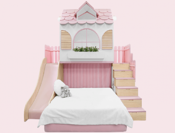 Luxurious Kids Bed inspired by an Adorable Playhouse