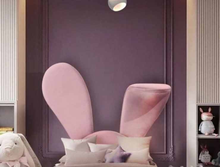 Adorable Girls’ Bedroom For A Bunny Lover