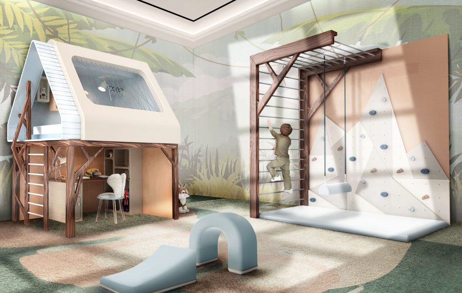 Luxurious Playroom For Kids With An Adventurous Spirit