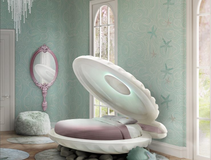 Serene Girls' Bedroom Within A Mermaid Kingdom