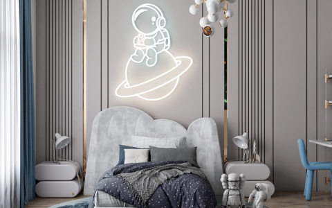 Space-Themed Bedroom For The Little Explorers By Renata Aquino