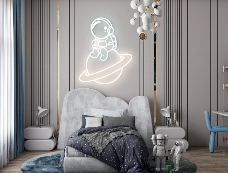 Space-Themed Bedroom For The Little Explorers By Renata Aquino