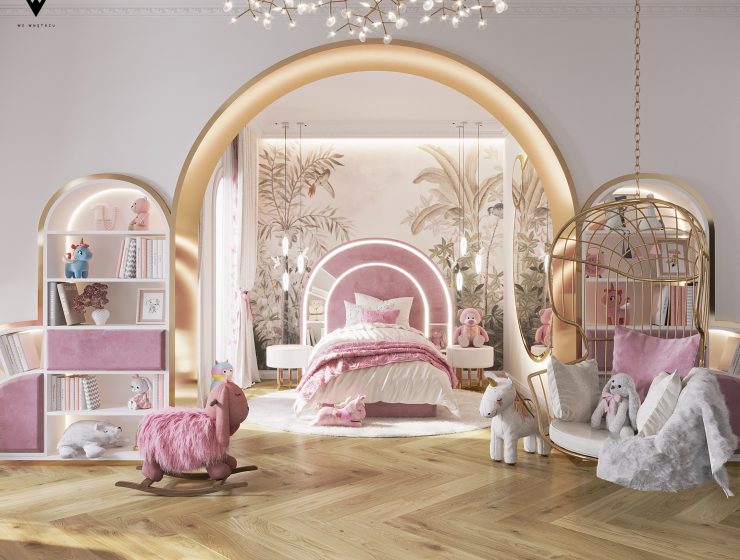 Adorable Girls' Bedroom: A Blossom Fairytale by We Wnętrzu