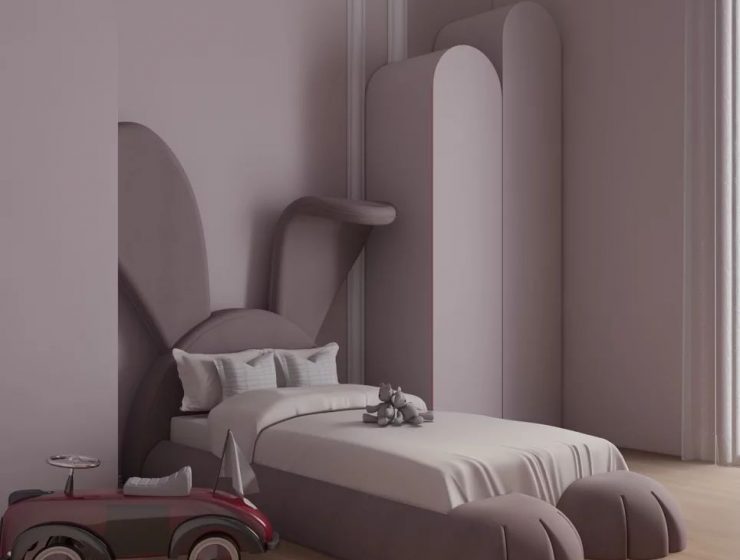 Soft Bunny Bedroom For The Little Ones By Alessandro Frasson