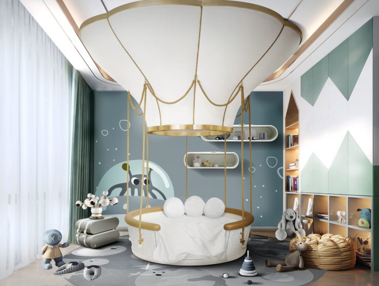 Childrens' Bedroom That Provides A Unique Experience