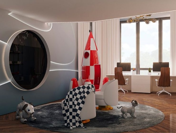 Futuristic Boys' Bedroom - Exploring Space