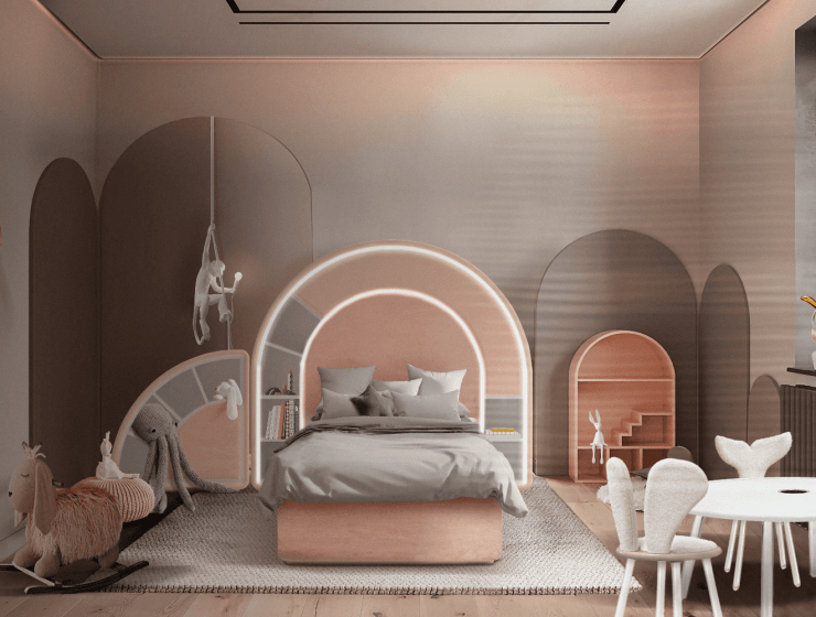 Lovely Pink Bedroom to Live a Fantasy