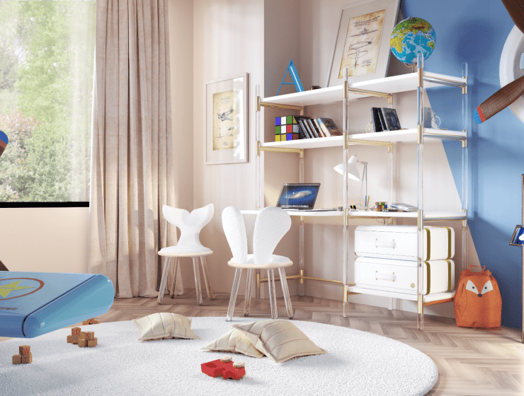 Kids' Study Area to Boost Creativity