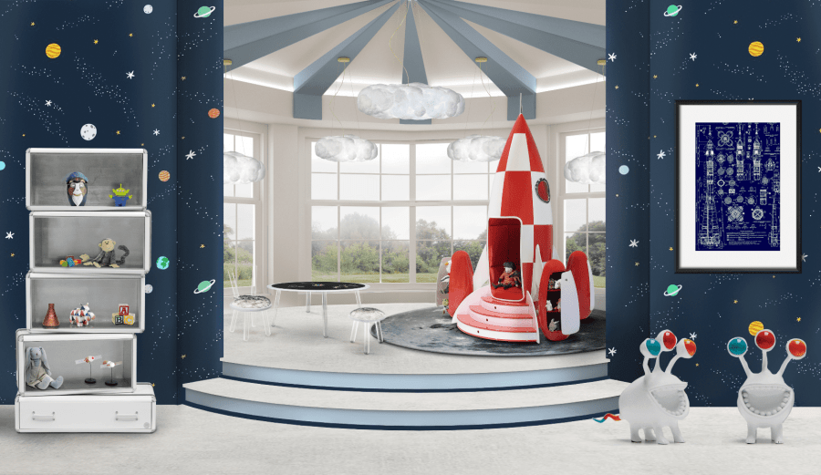Fly From Playroom to the Moon