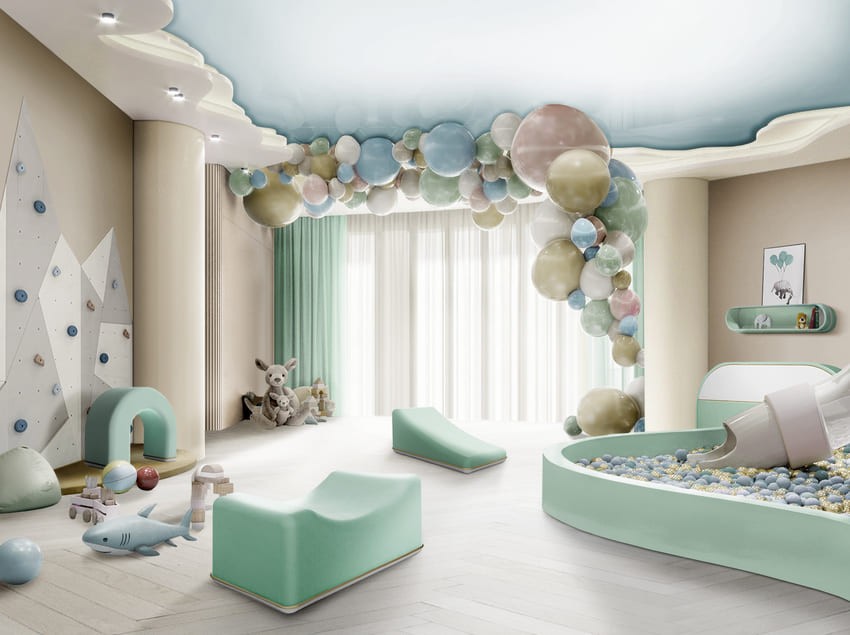 Luxury Modern Kids' Playroom With The Bubble Gum Collection