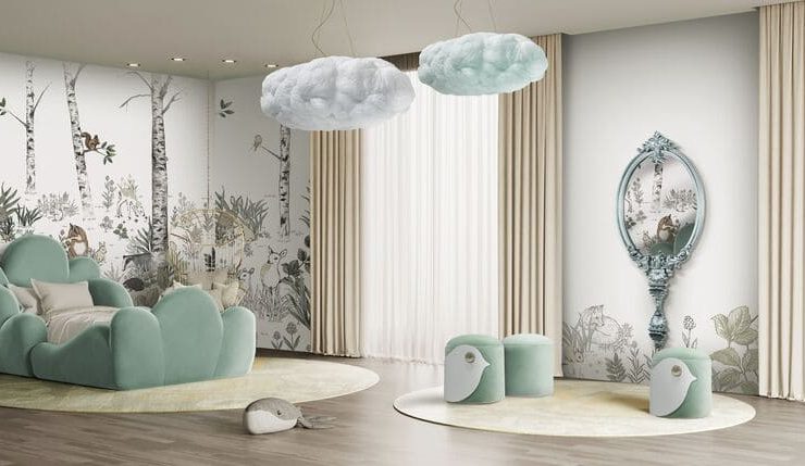 Luxury Neutral-Gender Kids' Bedroom In Neutral Tones