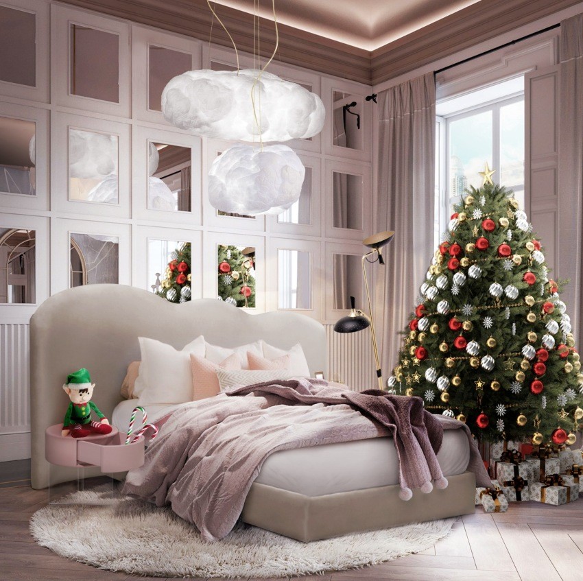 Modern Bedroom For A Santa's Little Elf Modern Bedroom For A Santa's Little Elf