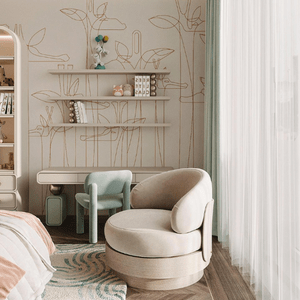 Neutral-Toned Children's Room By Rubleva Design Neutral-Toned Children's Room By Rubleva Design