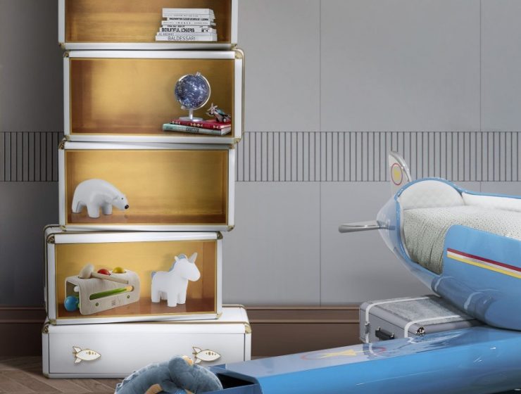 A Kids' Bedroom For Little Pilots Who Dream About Great Heights