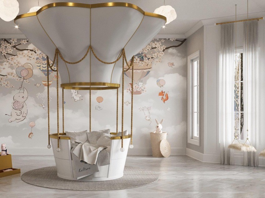 Peaceful Neutral-Gender Nursery Room