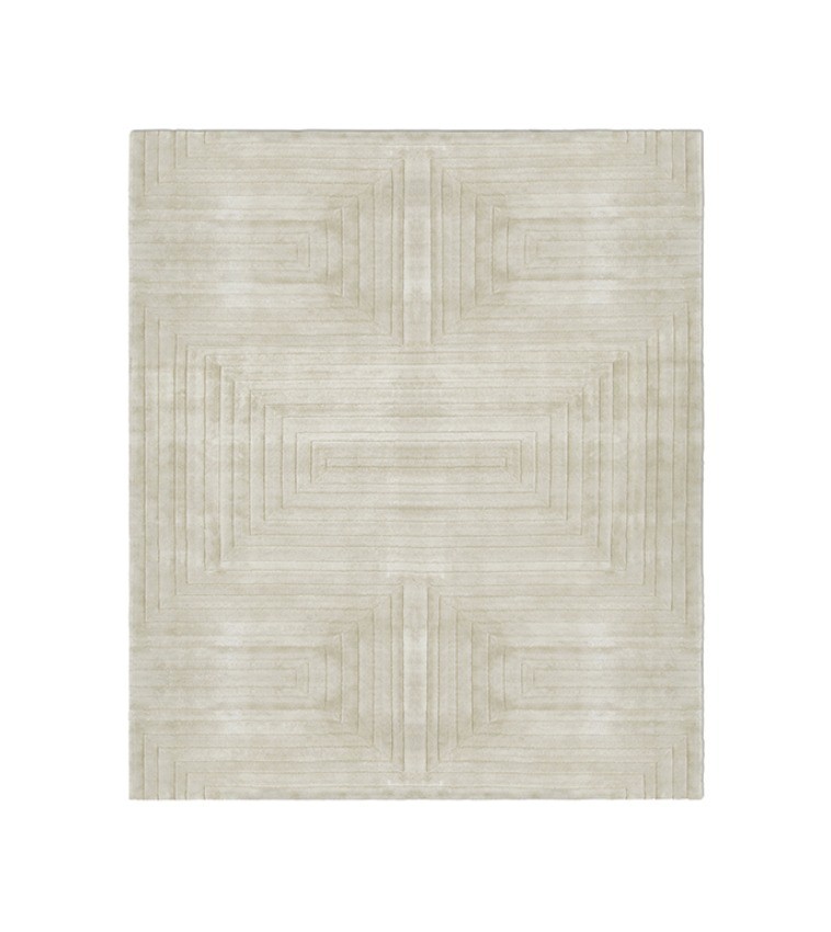 White Garden Rug