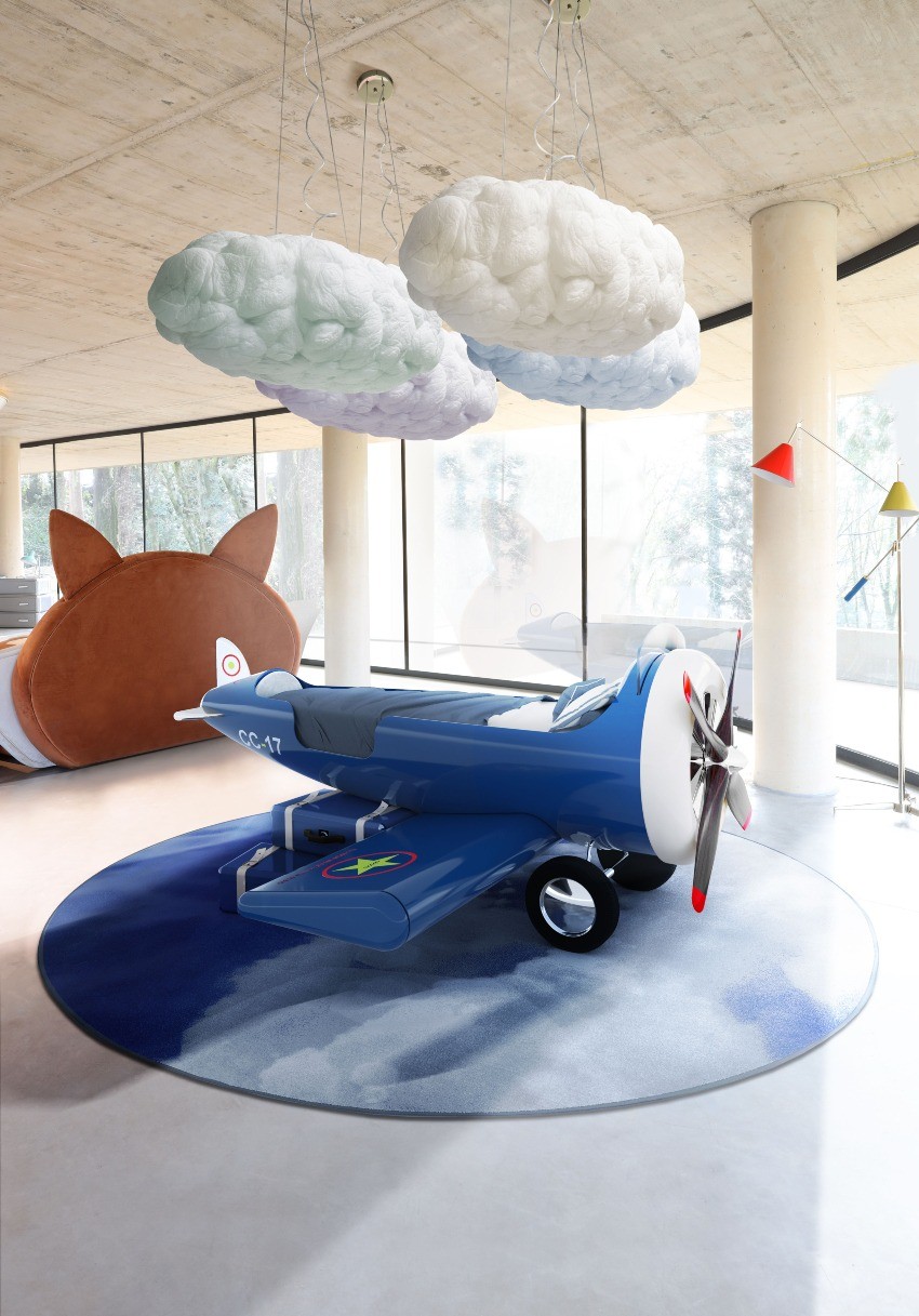 Learning To Fly: An Uplifting Sky-themed Bedroom For Kids