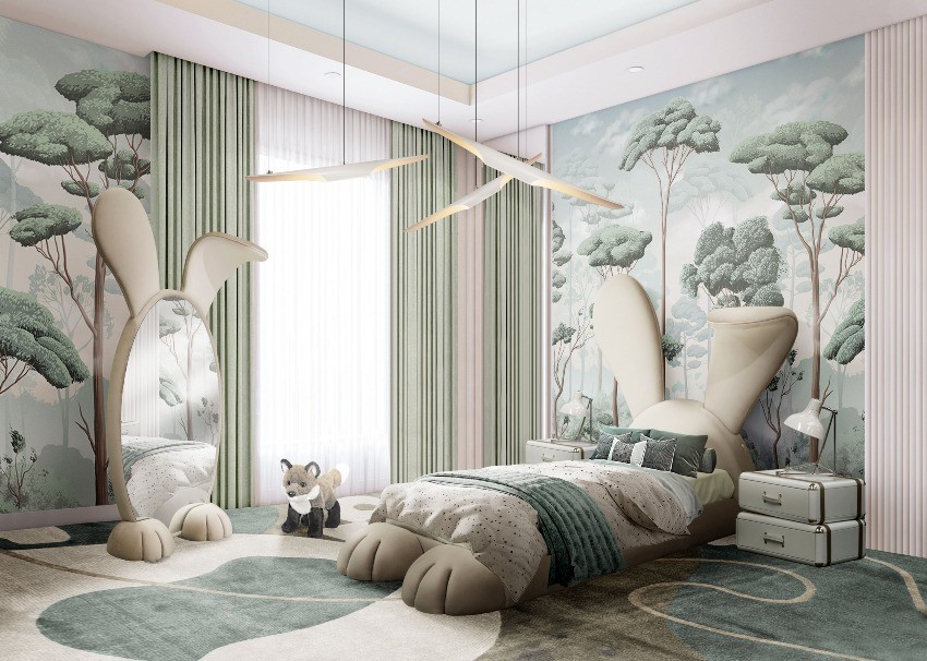Bring The Outdoors In: A Kids' Bedroom Where Nature Prevails